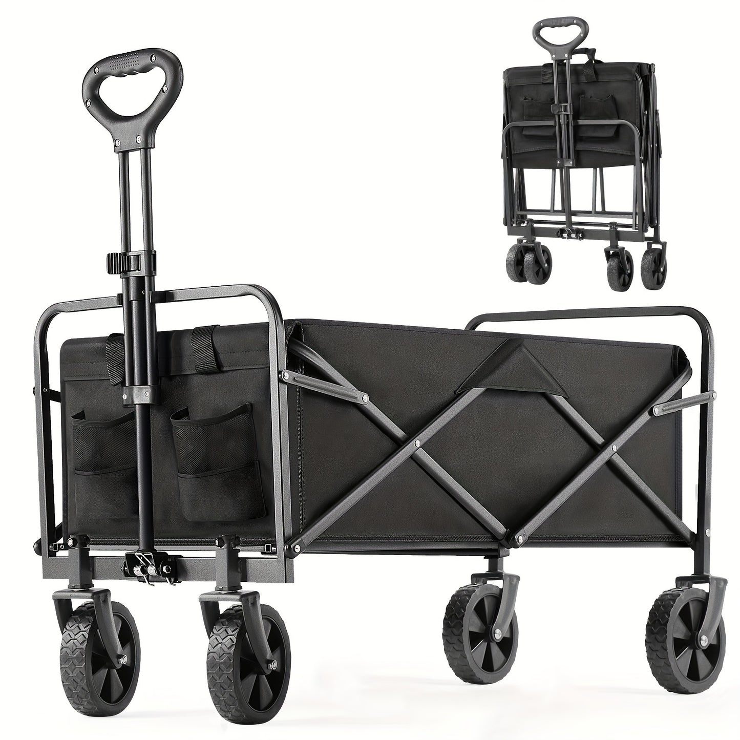 Heavy-Duty Collapsible Utility Wagon.