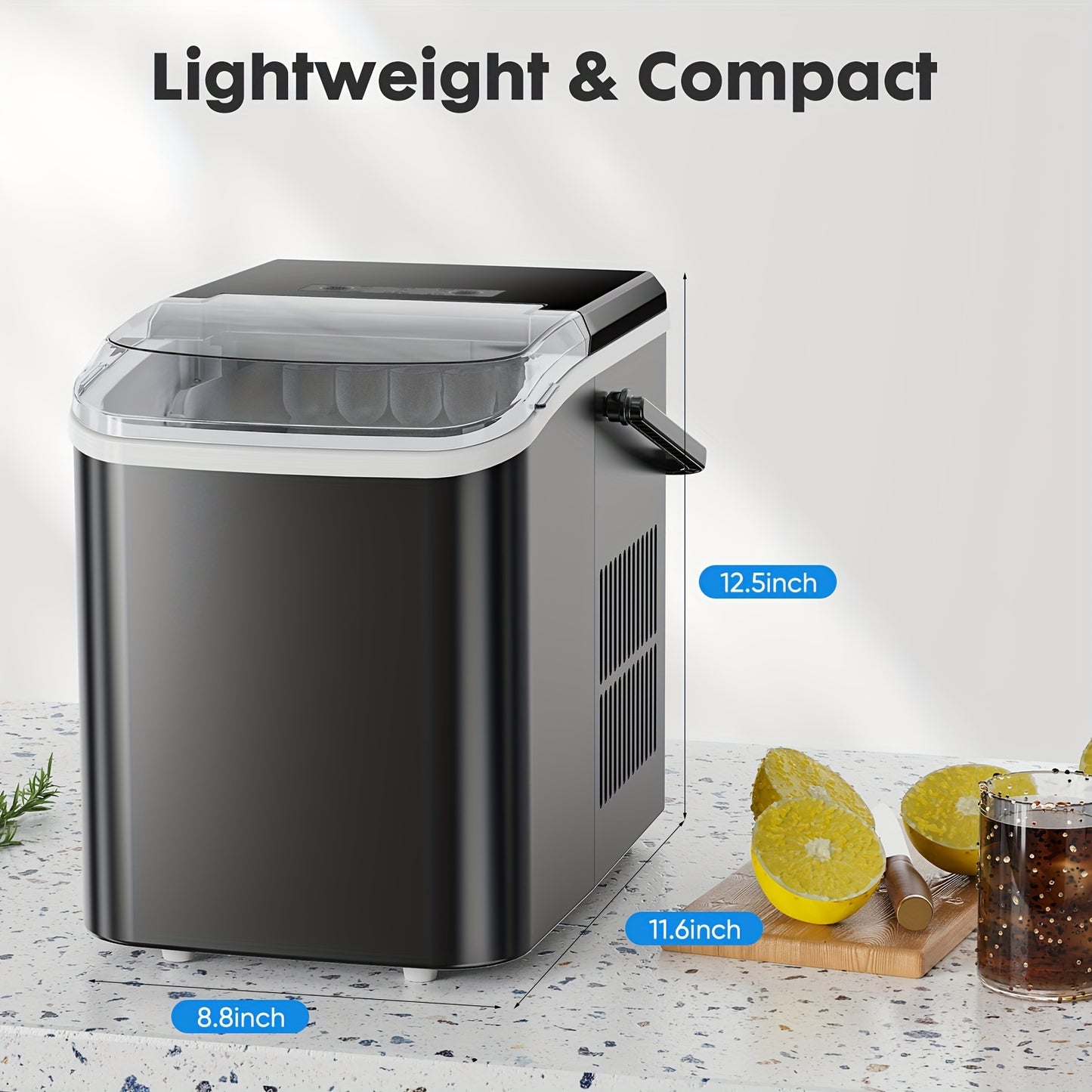 Portable Countertop Ice Maker Machine.